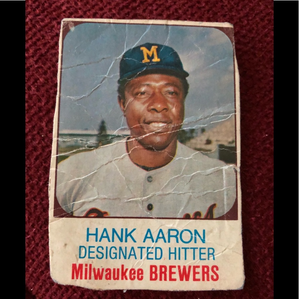 Hank AAron baseball